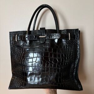 Furla Black Leather Bag